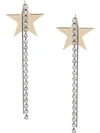 VENNA FRINGE DROP STAR STUD EARRINGS