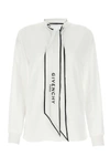 GIVENCHY GIVENCHY LOGO TIE BLOUSE