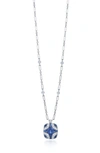 KWIAT DIAMOND & SAPPHIRE PENDANT NECKLACE,28627S