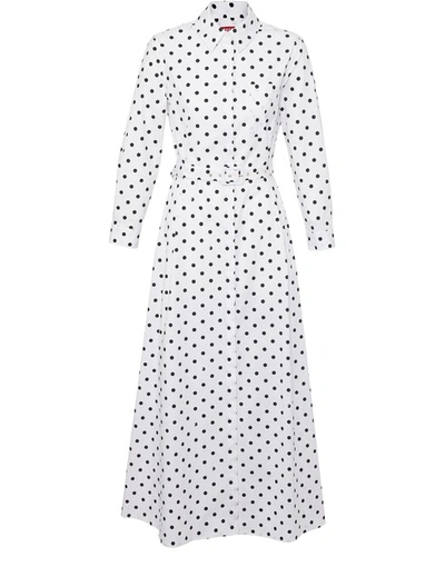 Staud Daisy Shirt Dress In White