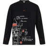 A-COLD-WALL* BLUEPRINT LONG SLEEVE T-SHIRT,ACWMTS004WHL/BLAK