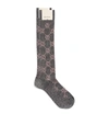 GUCCI GG SUPREME LONG SOCKS,15048834