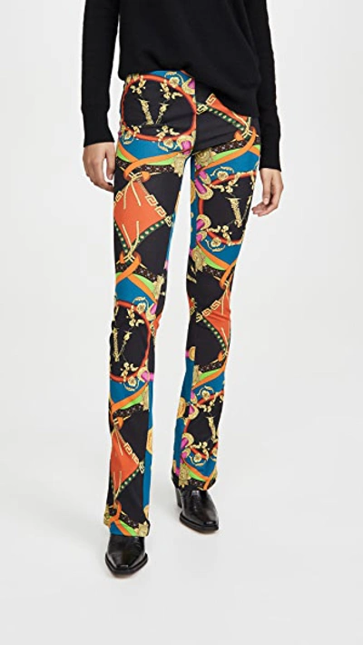 Versace Pantaloni Jersey Pants In Multicolor