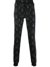 PHILIPP PLEIN MONOGRAM-PRINT JOGGERS