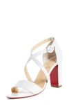 CHRISTIAN LOUBOUTIN LOUBIE BEE CROSS STRAP SANDAL,1201348