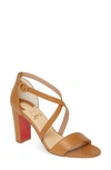 CHRISTIAN LOUBOUTIN LOUBIE BEE CROSS STRAP SANDAL,1201348