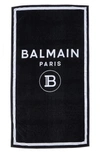 BALMAIN LOGO BEACH TOWEL,BPP000240