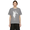 ISABEL BENENATO ISABEL BENENATO BLACK AND WHITE STRIPED SPLASH T-SHIRT