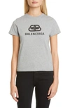 BALENCIAGA LOGO GRAPHIC TEE,578133TGV75