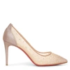 Christian Louboutin Follies Strass Embellished Mesh Pumps