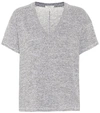 Rag & Bone Avryl V-neck Short-sleeve T-shirt In Grey