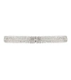 Rabanne Embellished Fitted Waist Belt In Silver