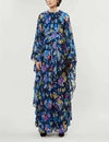 ETRO Floral-print silk-blend maxi dress