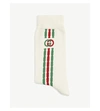 GUCCI GG WEB STRIPE SOCKS