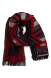 TORY BURCH MAVERICK WHIPSTITCH SCARF,57789