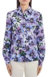 DOLCE & GABBANA FLORAL COTTON POPLIN SHIRT,F5M04THS5GD