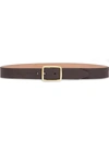 FENDI PEBBLED BUCKLE BELT