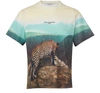 Stella Mccartney Leopard Scene Jersey T-shirt In 8490 Multicolor
