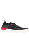 Tod's No Code X Leather And Textile Trainers In Black