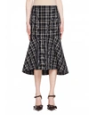 BALENCIAGA WOOL CHECKED GODET SKIRT,571616/TGT02/1039