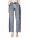 MAISON MARGIELA BLUE WIDE LEG JEANS,S51LA0104/S30617/961