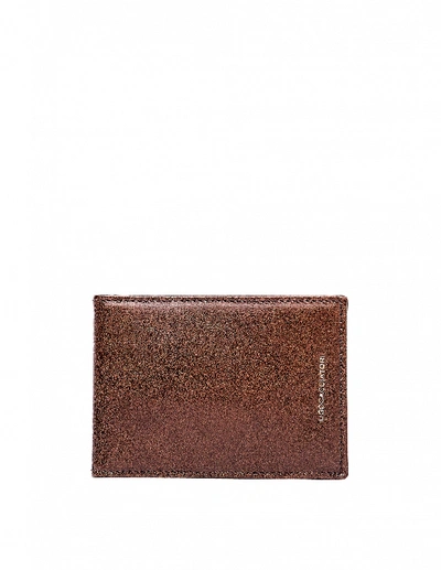 Ugo Cacciatori Brown Leather Buttons Cardholder