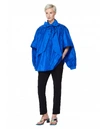 BALENCIAGA BALENCIAGA BLUE SILK TAFFETA DOUBLE SHIRT,595068/TGN10/4210