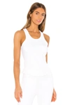 Year Of Ours Sporty Rib Tank In White In White