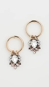 ANTON HEUNIS EARRINGS WITH CLUSTER PENDANT