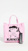 THE MARC JACOBS PEANUTS X MARC JACOBS THE MINI TAG TOTE