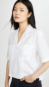 ACNE STUDIOS Stina Poplin Button Down Shirt