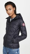 CANADA GOOSE ABBOTT HOODED JACKET BLACK,CANAD30444