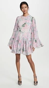 GIAMBATTISTA VALLI LONG SLEEVE MINI DRESS