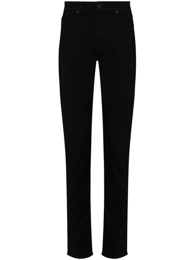 Paige Croft Skinny Jeans In Black