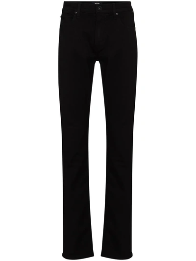 Paige Federal Slim Jeans In Black