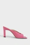 Wandler Isa 85 Pink Leather Sandals