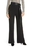 NANUSHKA CECILIA BELTED GEORGETTE PANTS,W PA 00177