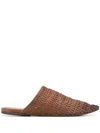 MARSÈLL WOVEN POINTED-TOE MULES