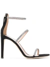 GIUSEPPE ZANOTTI CRYSTAL EMBELLISHED SANDALS