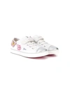 Geox Butterfly Appliqué Sneakers In White