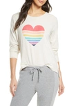 Pj Salvage Icon Long Sleeve Top In Oatmeal