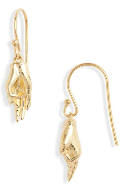 Argento Vivo A-ok Drop Earrings In Gold