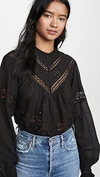 FREE PEOPLE ABIGAIL VICTORIAN TOP