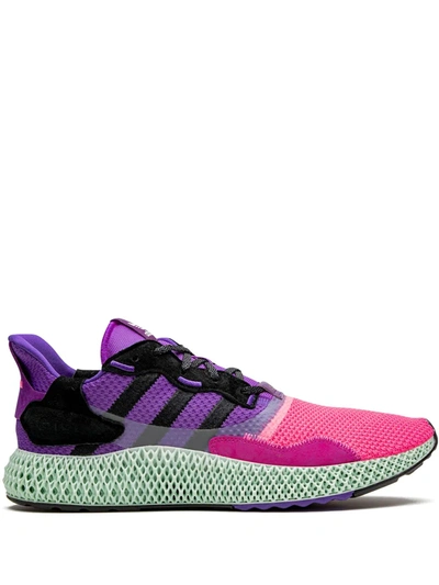 Adidas Originals X Sneakersnstuff Zx 4000 4d Sunset 运动鞋 In Purple