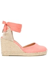 CASTAÃ±ER CARINA COTTON WEDGE ESPADRILLES