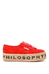 PHILOSOPHY DI LORENZO SERAFINI PHILOSOPHY DI LORENZO SERAFINI X SUPERGA PLATFORM SNEAKERS