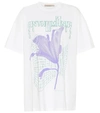 CHRISTOPHER KANE OVERSIZED PRINTED COTTON T-SHIRT,P00424113