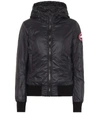 Canada Goose Dore Hooded Shell Down Jacket In Black