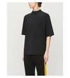 Acne Studios Eagan High-neck Cotton T-shirt In Black
