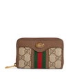 GUCCI GG SUPREME CANVAS ZIPPED WALLET,15035101